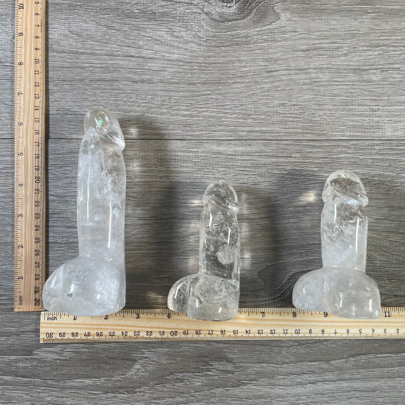 Gemstone Penis Phallic Symbol Large Display Size Lot of 3