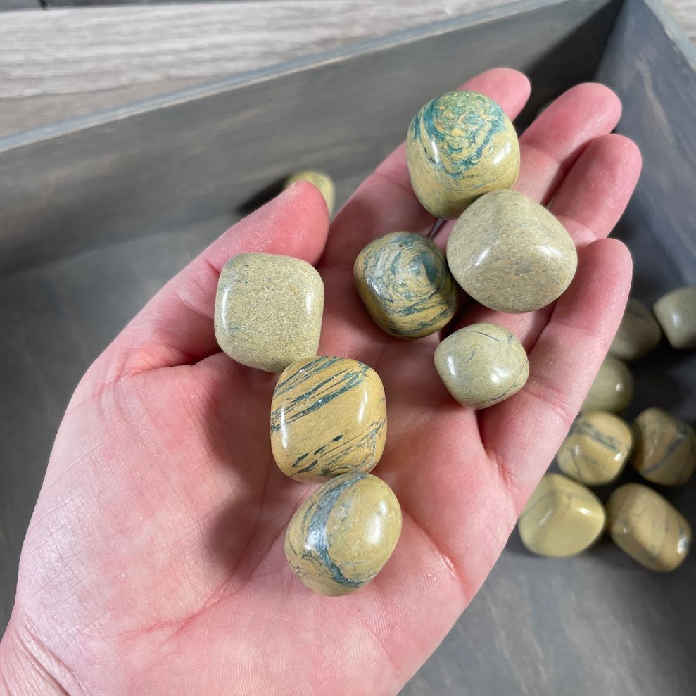 Banded jasper bulk tumbled stones for boutiques and gift shops