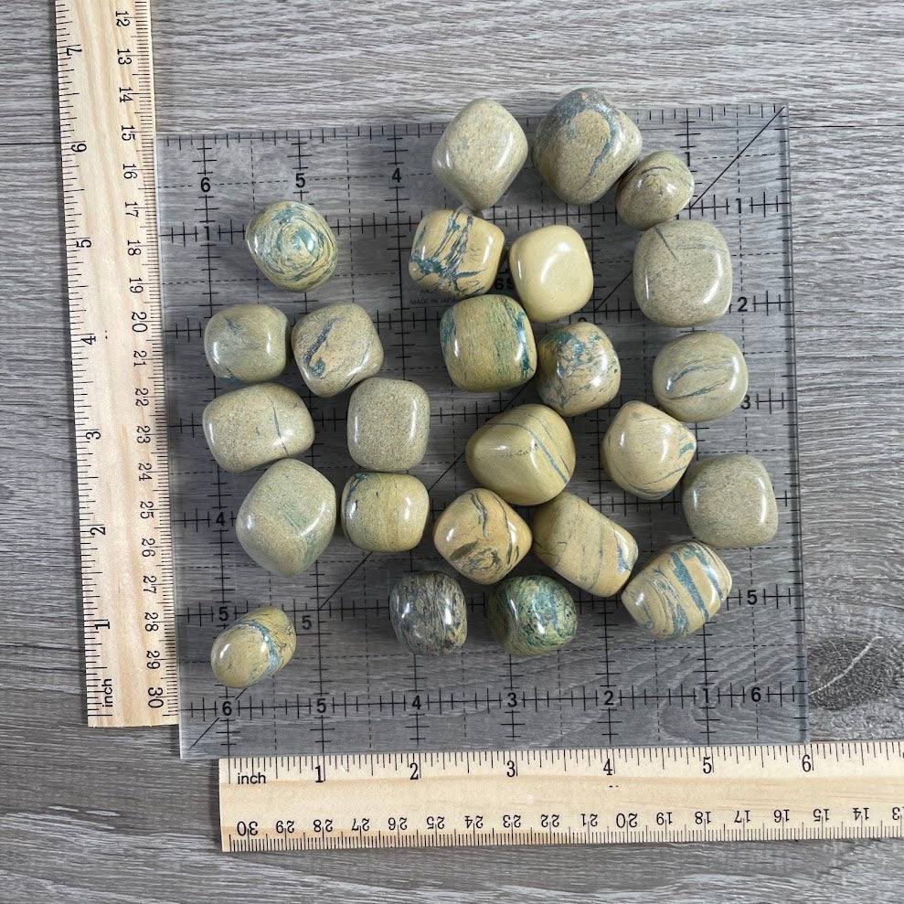 Banded Jasper Tumbled Stones by the Pound | Bulk Polished Gemstones
