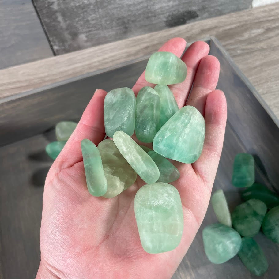 fluorite tumbled stones wholesale