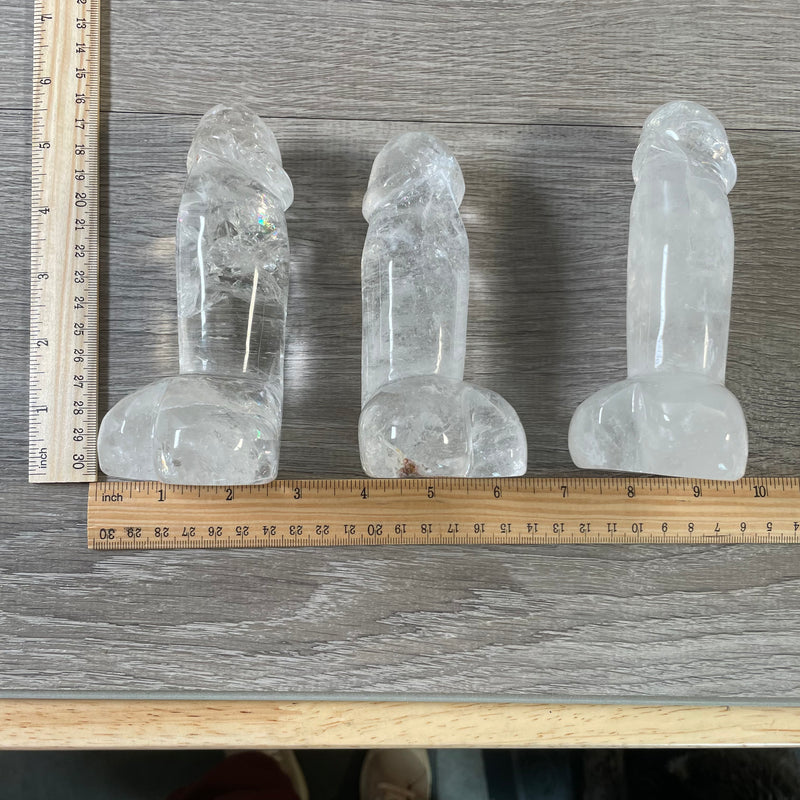 Gemstone Penis Phallic Symbol Large Display Size Lot of 3