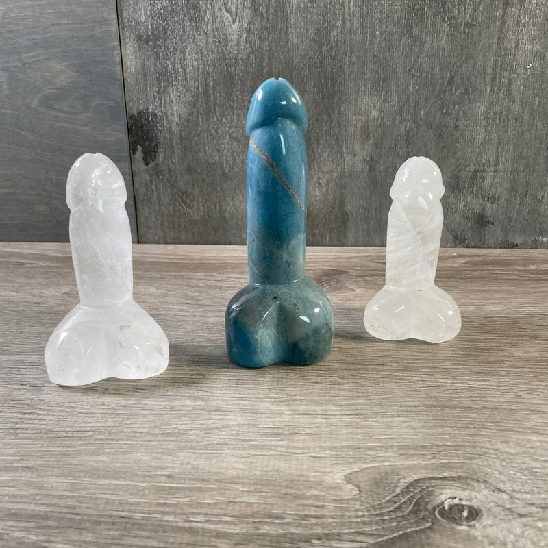 Gemstone Penis Phallic Symbol Large Display Size Lot of 3