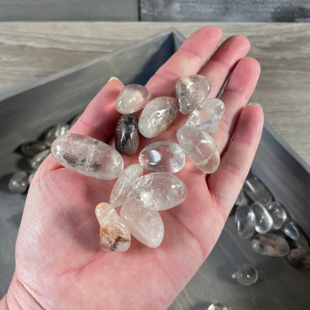 1 pound bulk chlorite quartz crystals