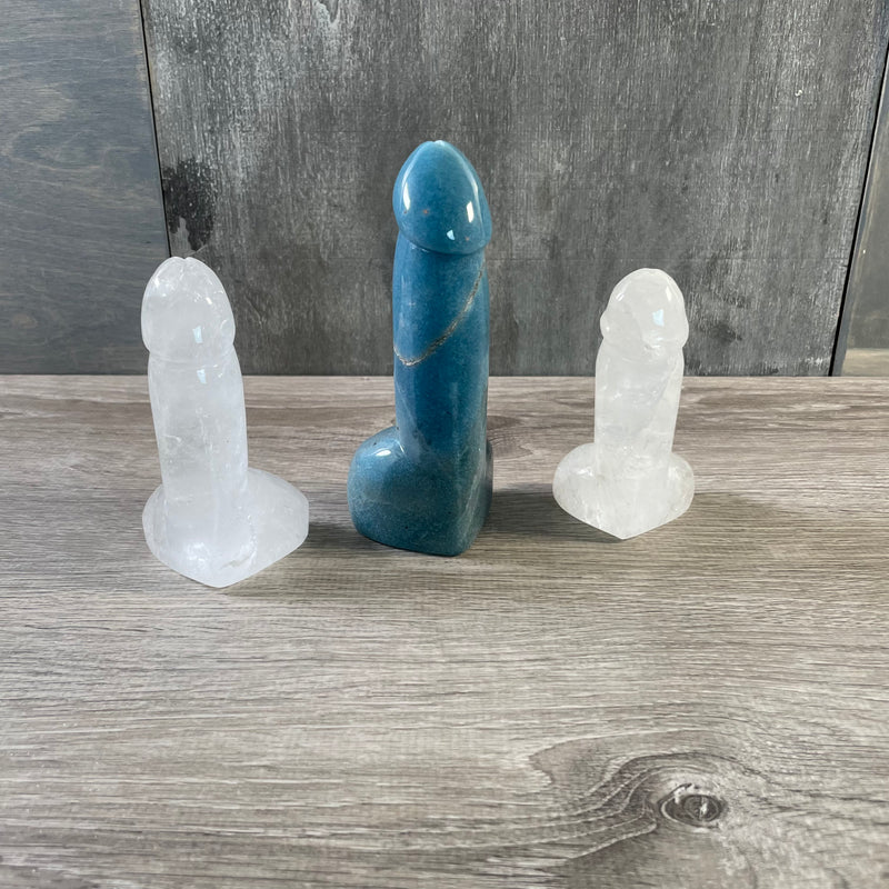 Gemstone Penis Phallic Symbol Large Display Size Lot of 3