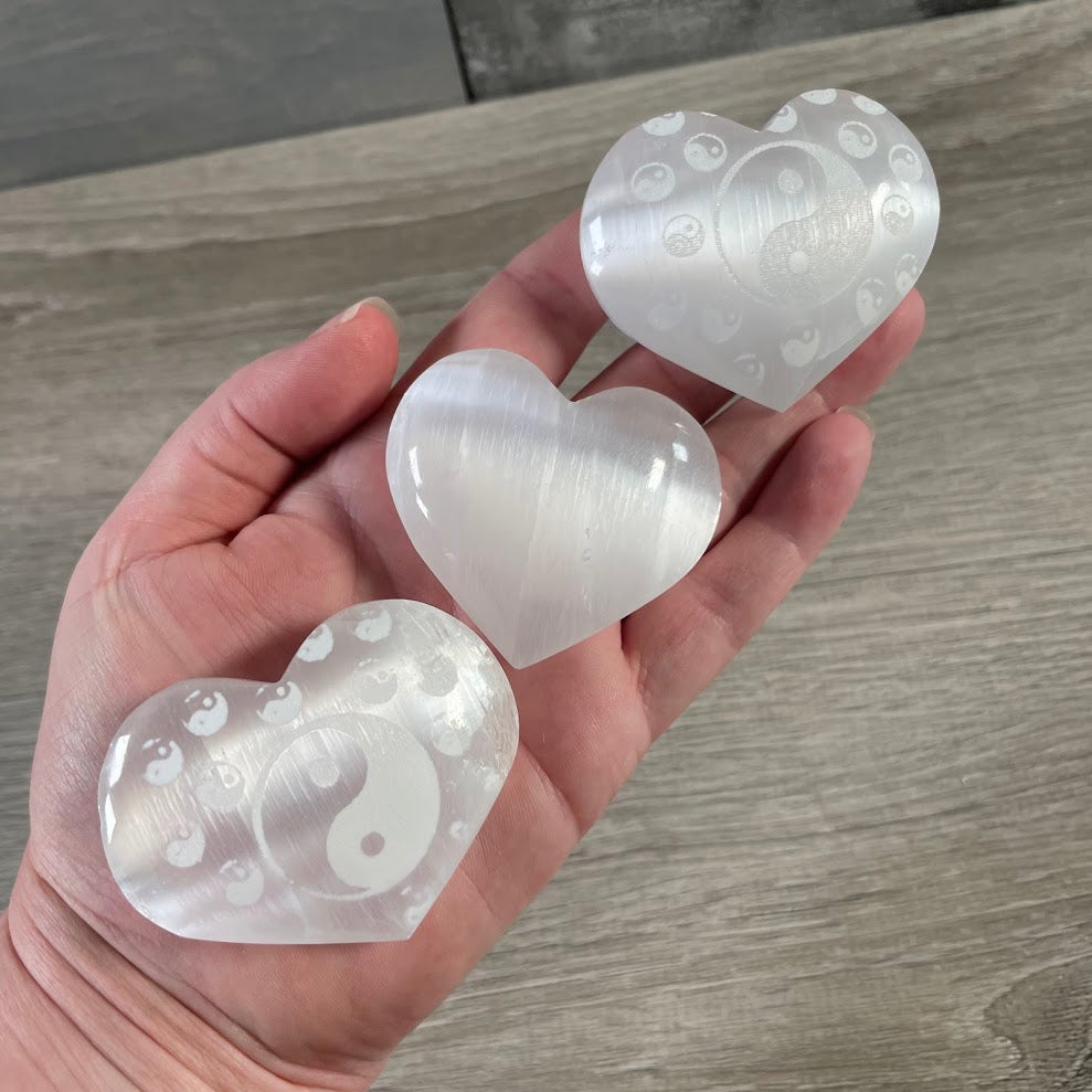 Selenite Heart Wholesale –  Crystal Hearts for Energy Cleansing