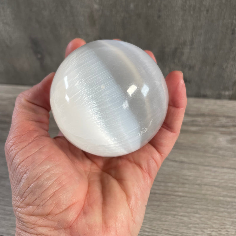 Selenite Sphere in Assorted Sizes