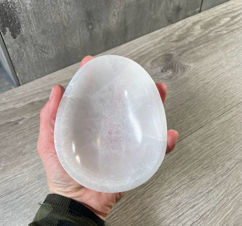 Selenite Bowl in Assorted Shapes and Sizes