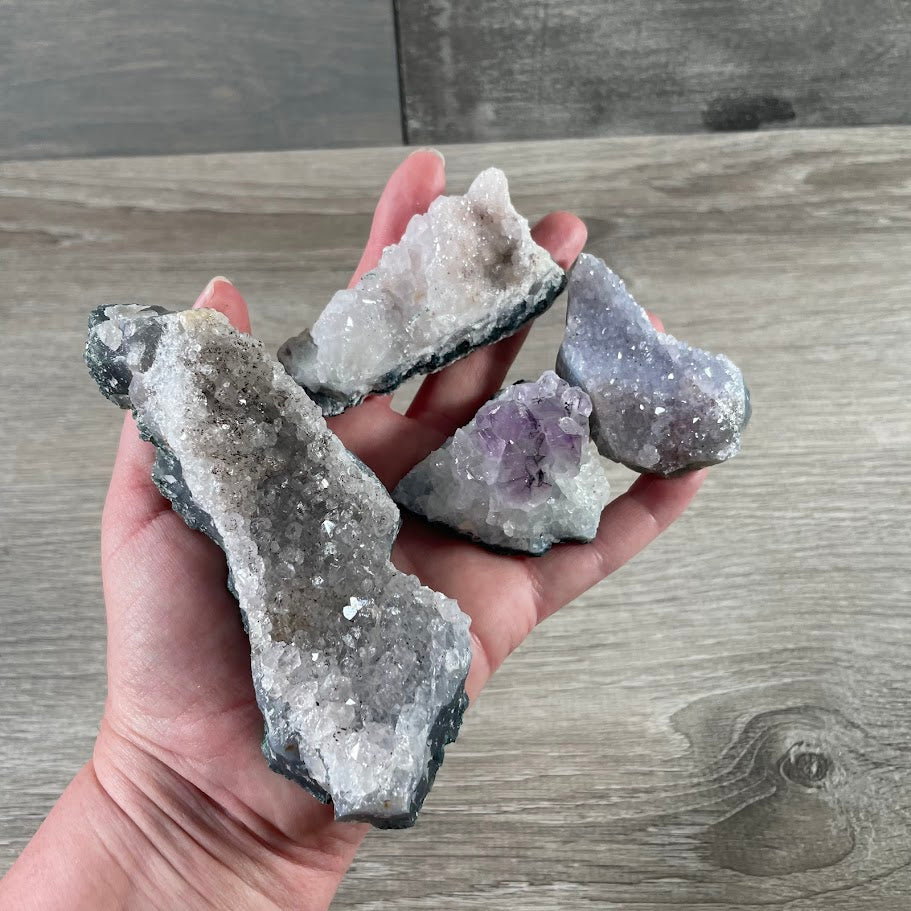Wholesale Amethyst Raw Rough Cluster Lot – 3 Pounds
