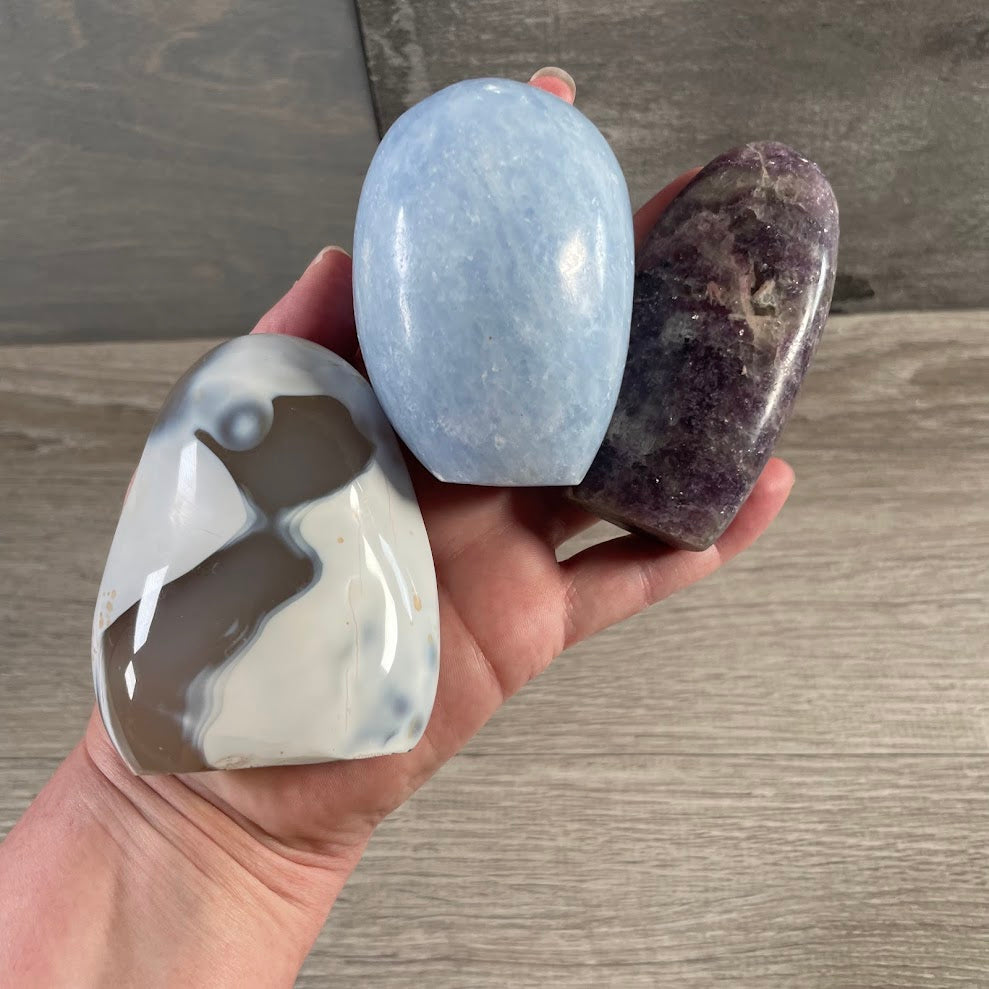 Assorted Freeform Crystals by the Ounce | Bulk Mixed Gemstones