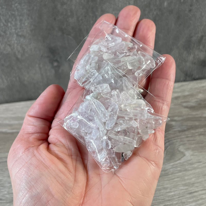 Crystal 1/4” Chips 25 Gram Bag