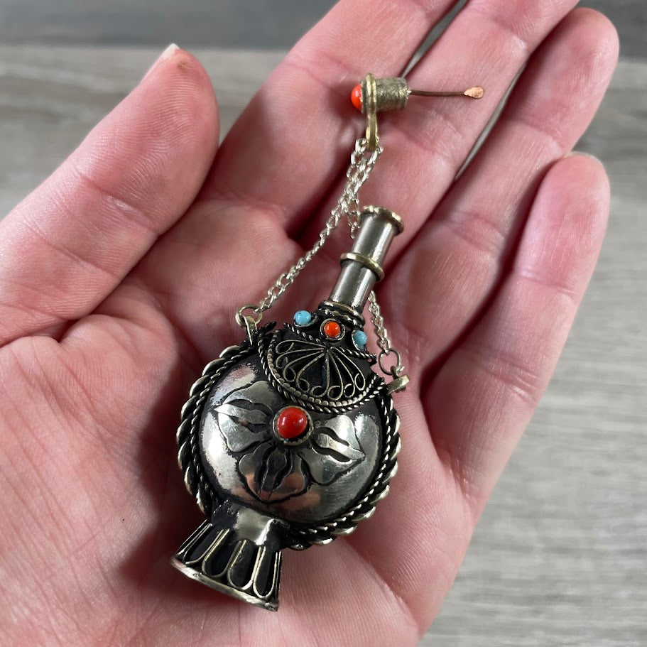 Metal stash bottle collection for metaphysical stores