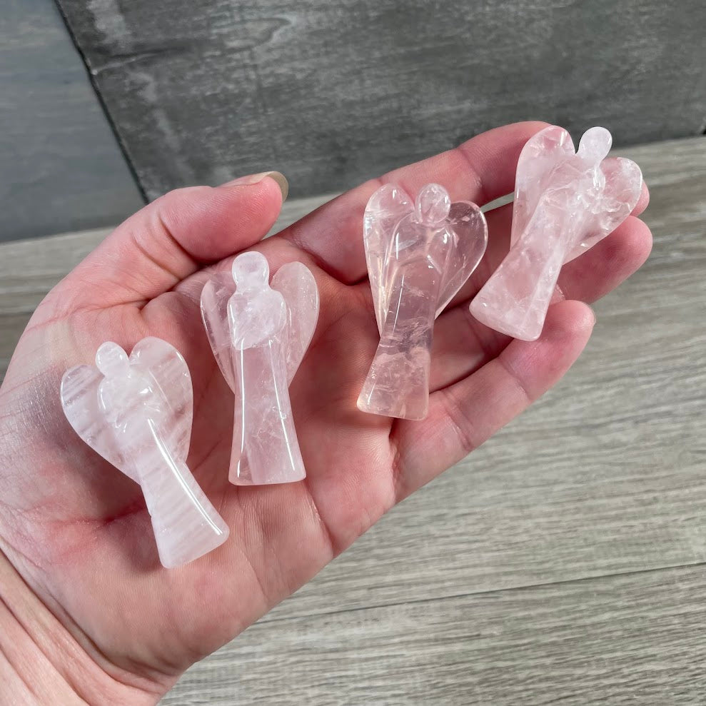 Angel Figurine Brazil Medium –  Carved Gemstone Angel