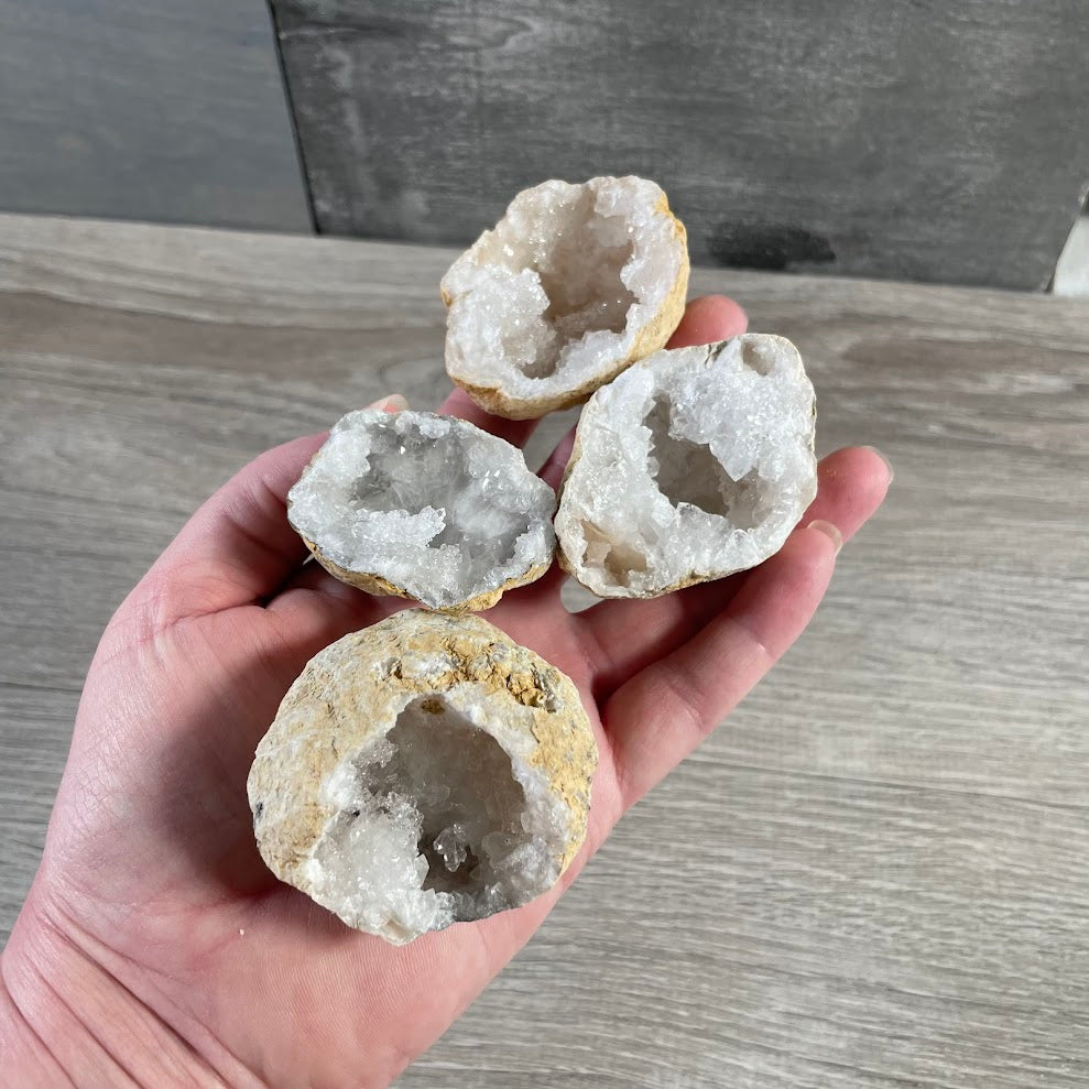 Moroccan quartz geode natural crystal cluster wholesale