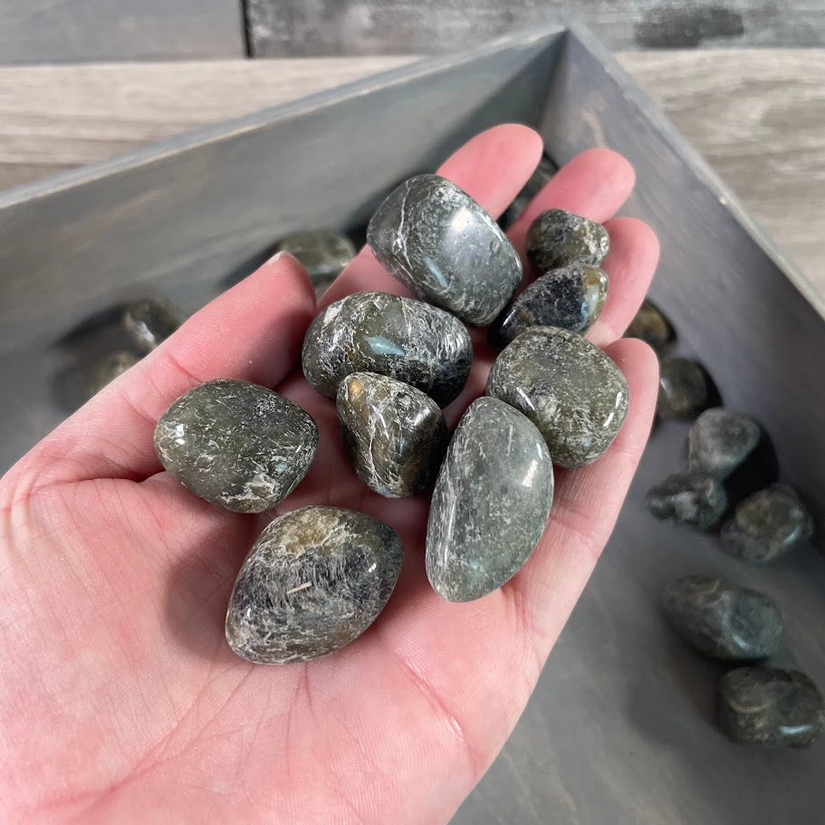 Labradorite tumbled stones bulk lot for crystal shops