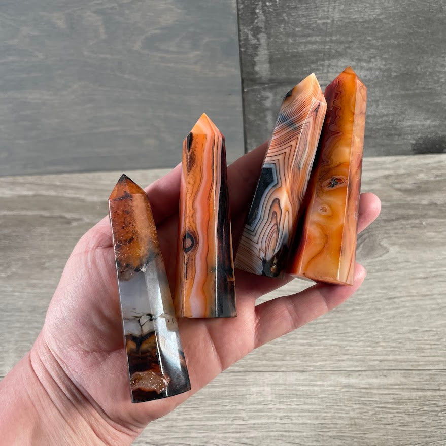 polished gemstone obelisk crystal tower wholesale