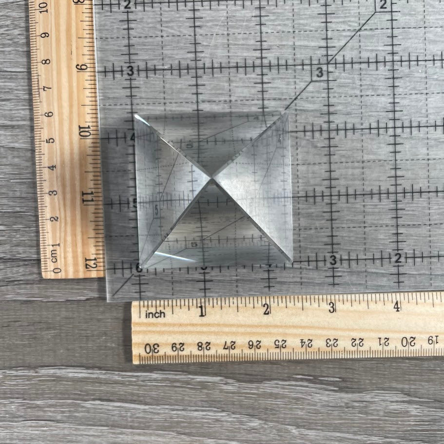 Glass 2 inch Pyramid