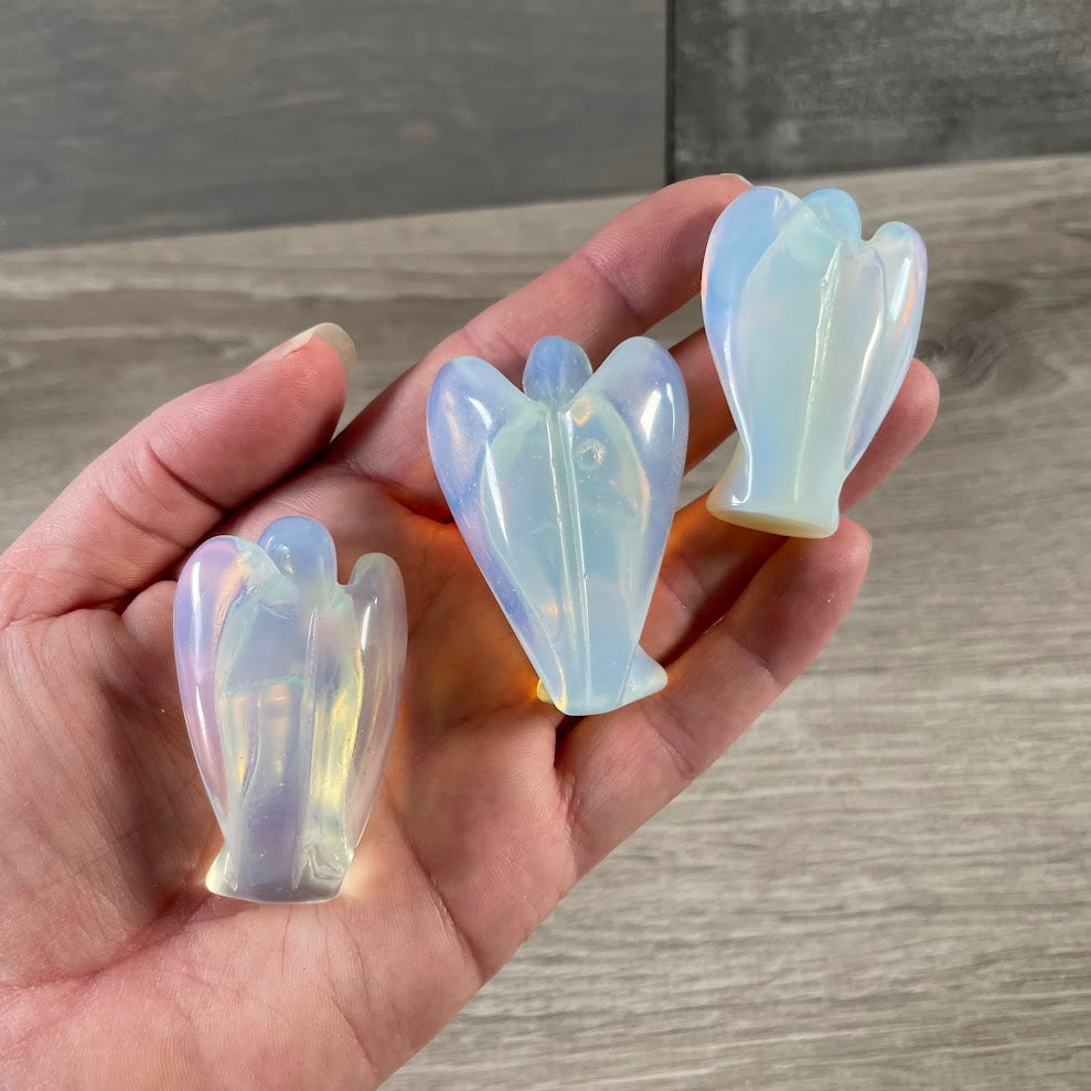 Gemstone Angel Figurine Medium - Gift Shops & Crystal Shops