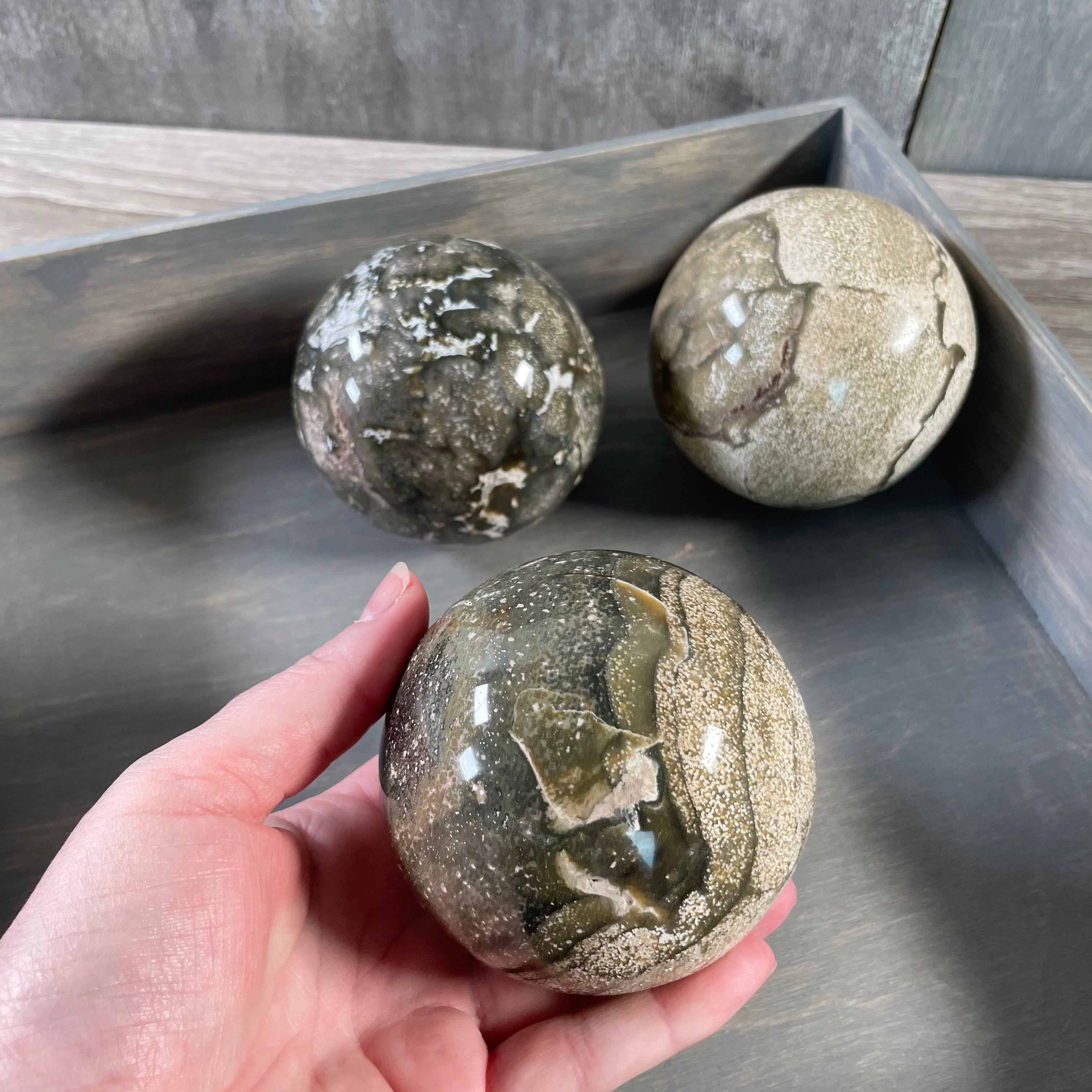 Madagascar Gemstone Spheres 5 Pound Lot