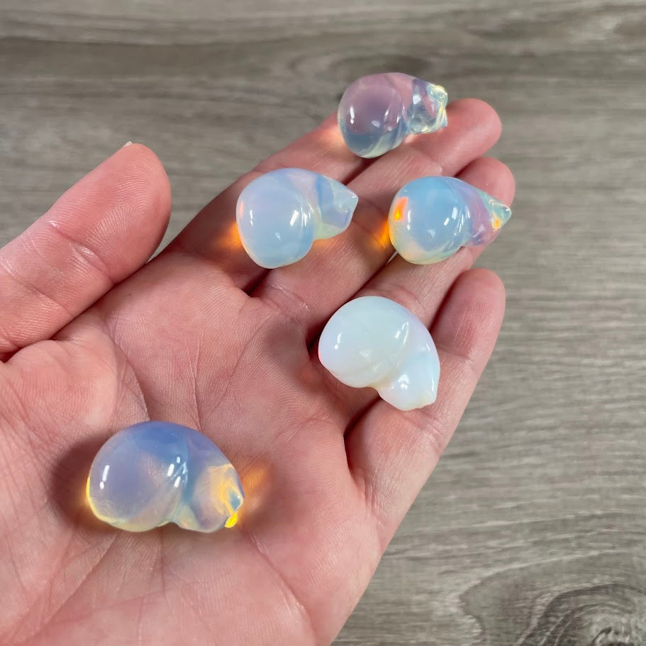 opalite gemstone animal cat statue for resellers