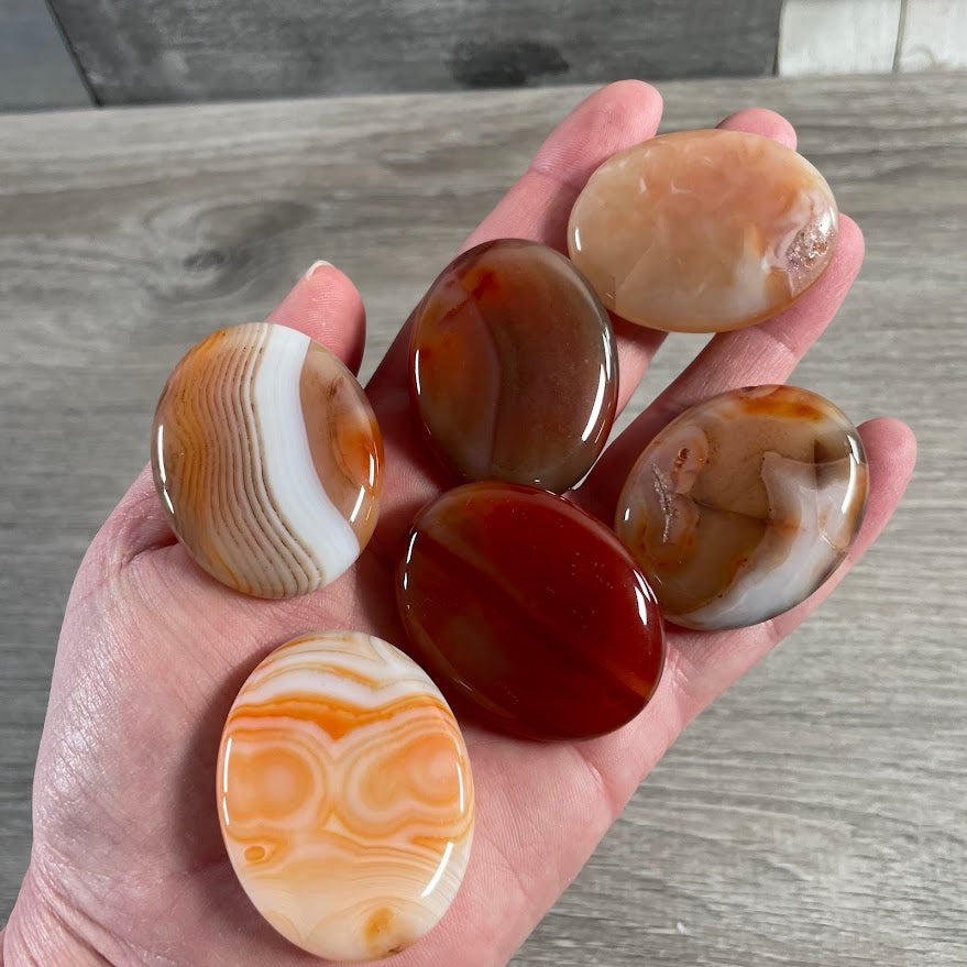 Gemstone Palm Stones 45mm – Bulk Crystal Supplies