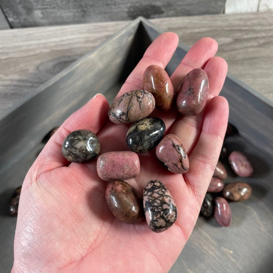 rhodonite stones for rock shops