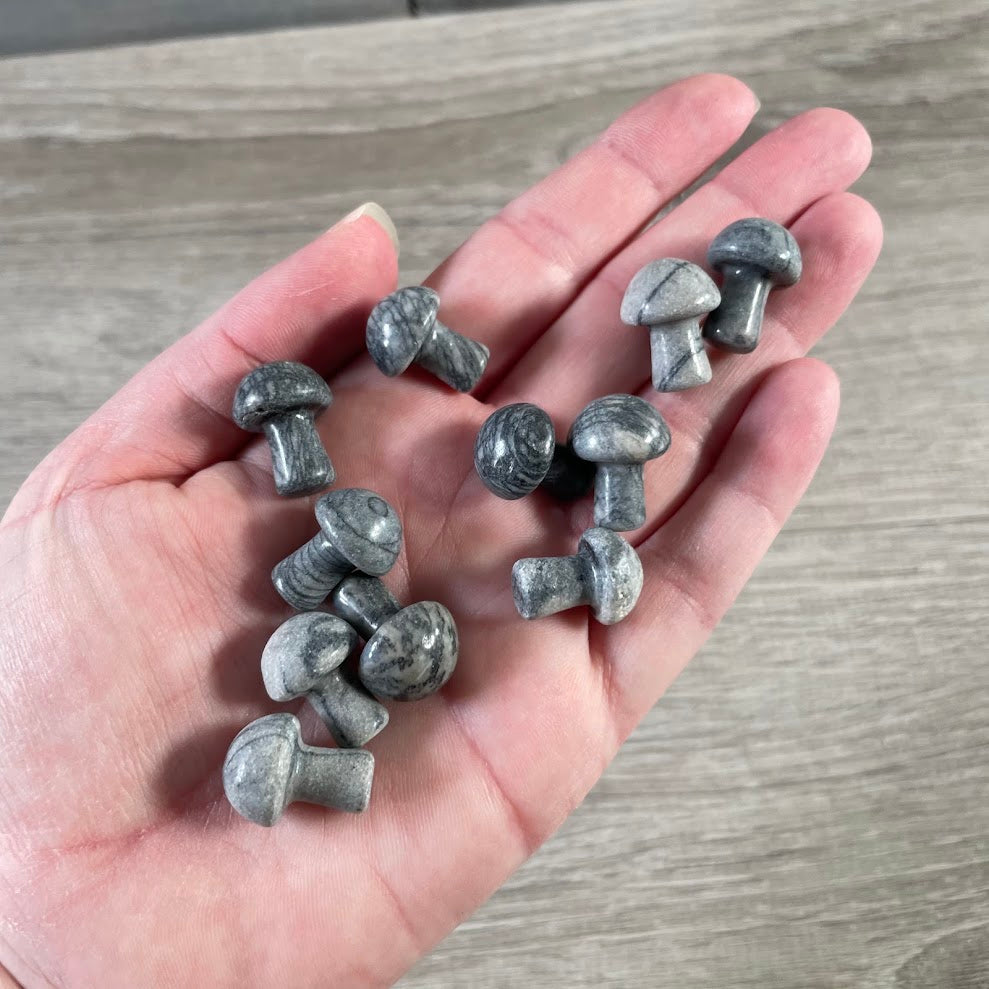 Small Gemstone Mushrooms for Crystal and Gift Shops