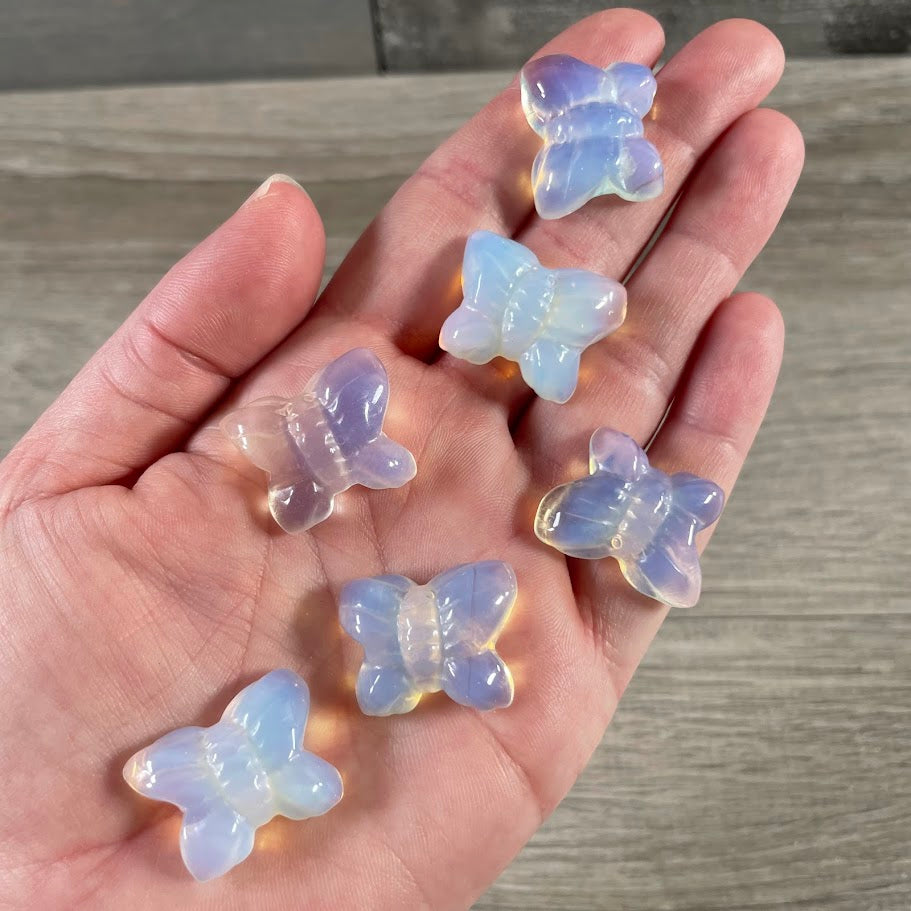 crystal butterfly for metaphysical shop opalite