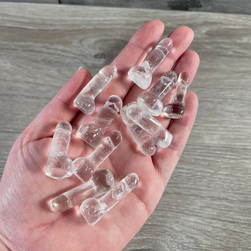 Crystal Phallic Figurine – Small Carved Gemstone Statue