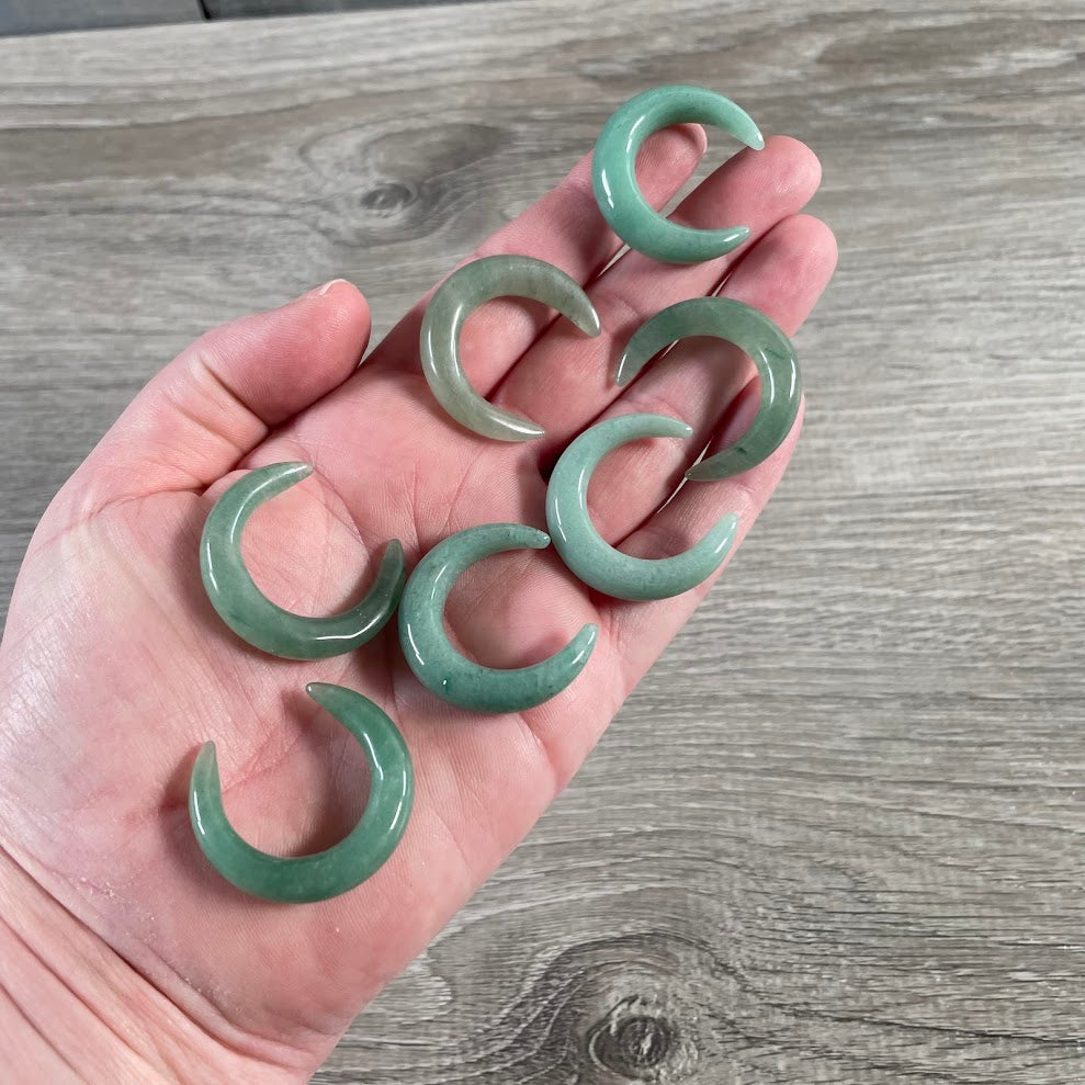 Aventurine wholesale crescent shaped moon