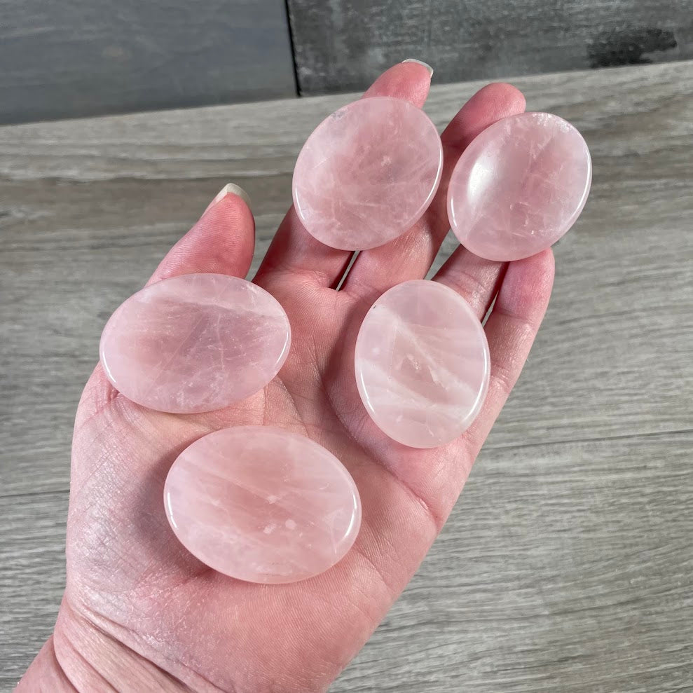 Oval Gemstone Worry Stones – Bulk Polished Pocket Crystals