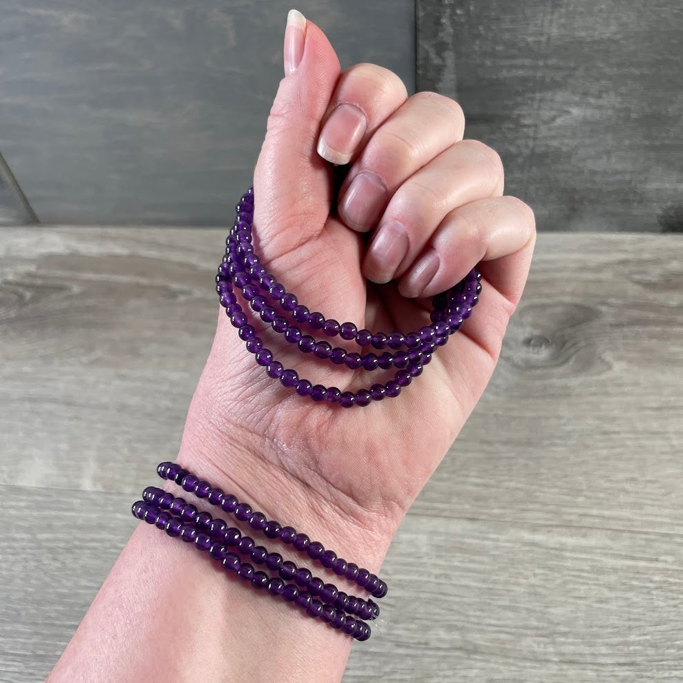 Bracelets Gemstone Bead 4mm -  Crystal Shops & Gift Retailers