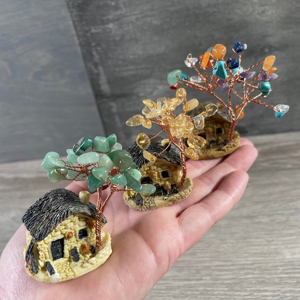 fairy house gemstone tree decor wholesale