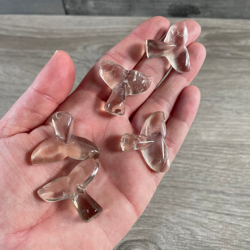 Gemstone Whale Tail or Mermaid Tail Figurine for Gift Shops