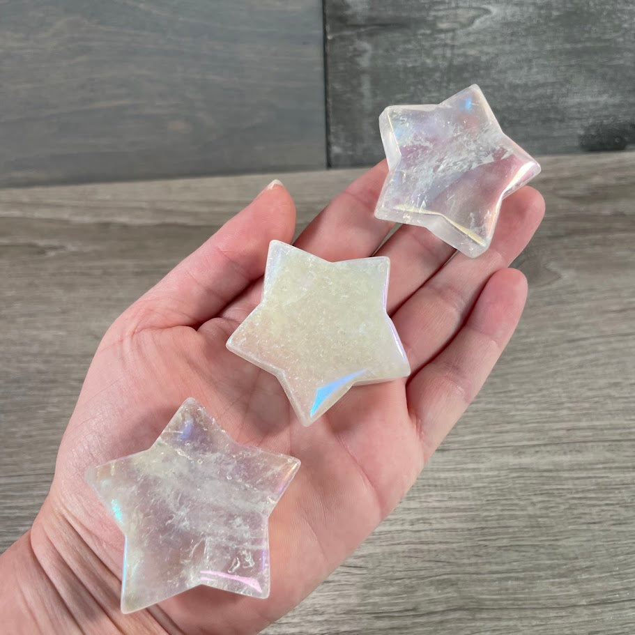 shimmering angel aura gemstone star wholesale