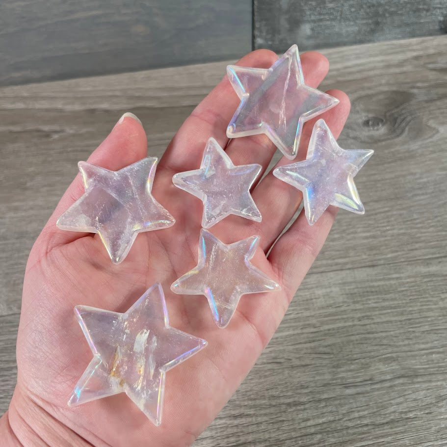 metaphysical healing aura quartz star stone