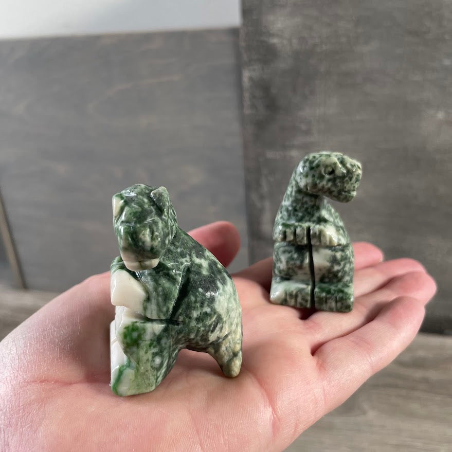 Tree Agate T-Rex dinosaur decoration for museum gift shops and toy stores