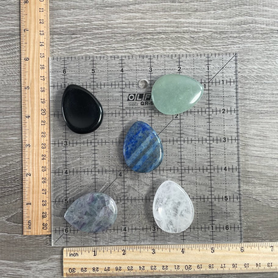 Gemstone Teardrop Worry Stones – for Retailers & Gift Shops