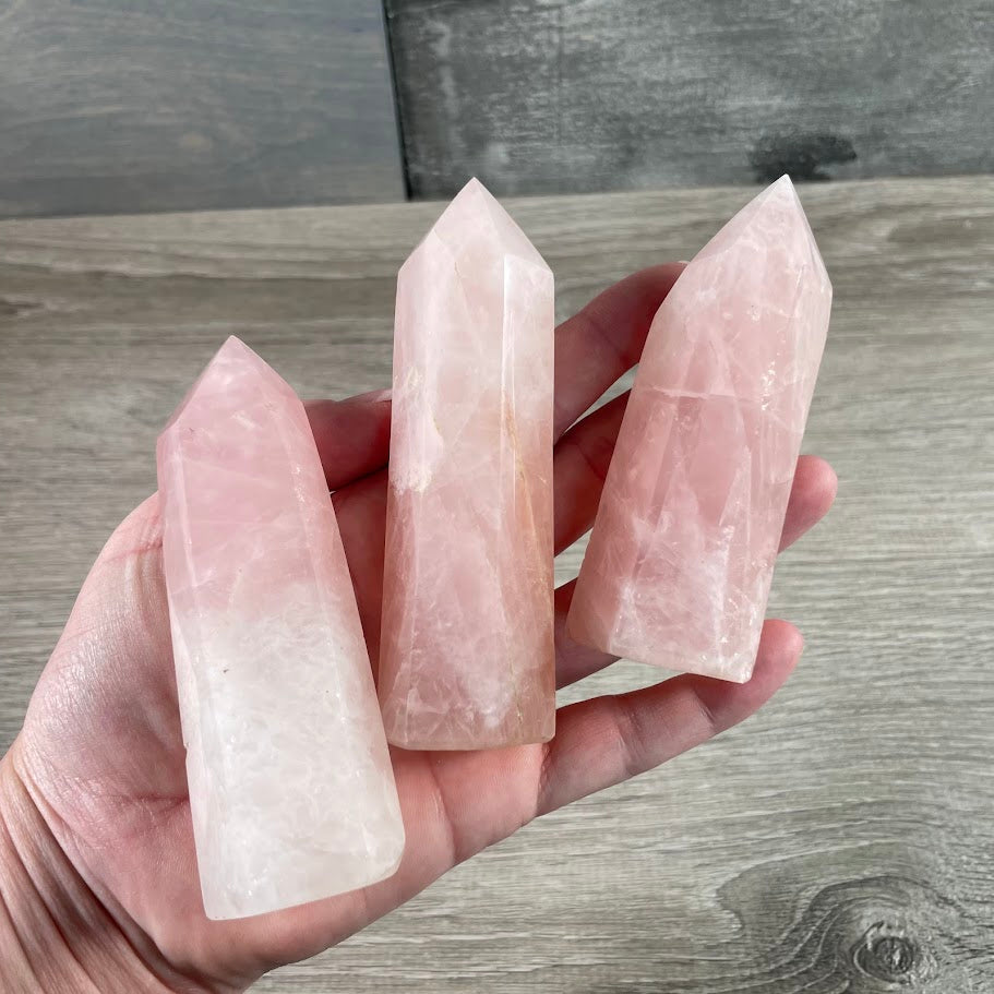 Gemstone Obelisks 5–8 oz – Crystal Towers for Retail Shops