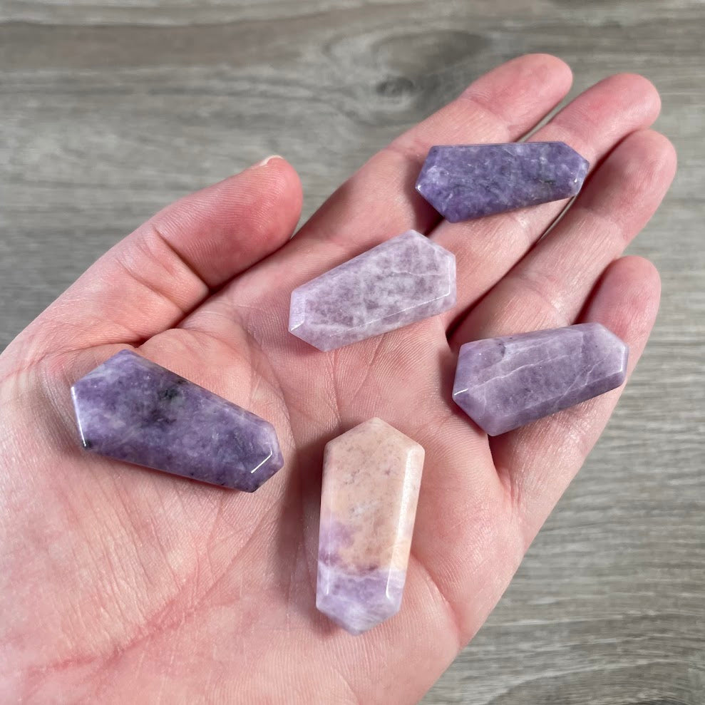 Lepidolite energy healing crystals for rock shops