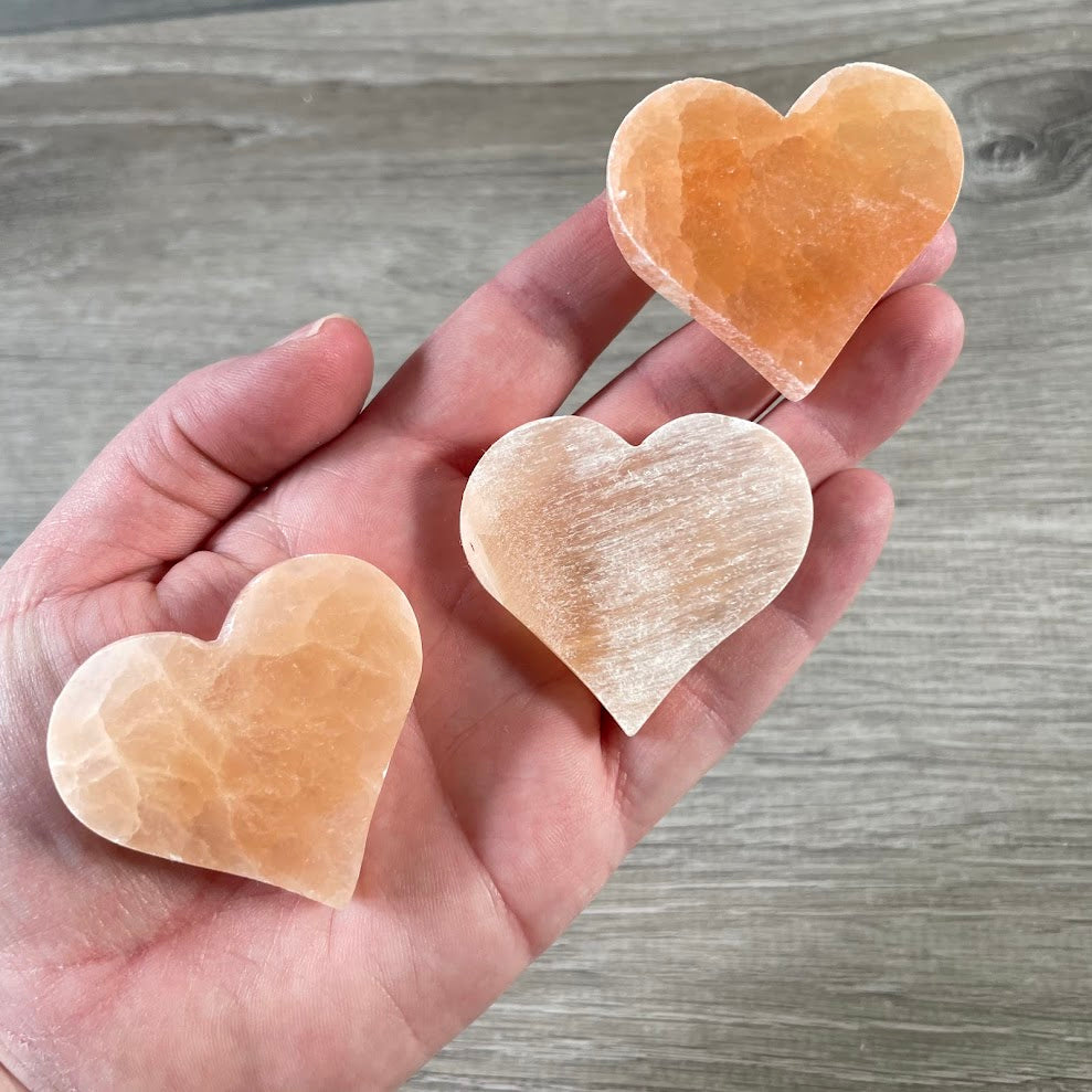 Selenite Small Stones Polished  – Cleansing Crystals for Retail