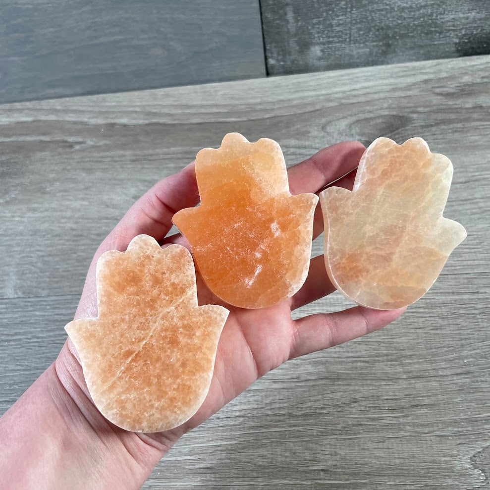 Selenite Charging Plates for Crystals – Polished Energy Cleansing Slabs