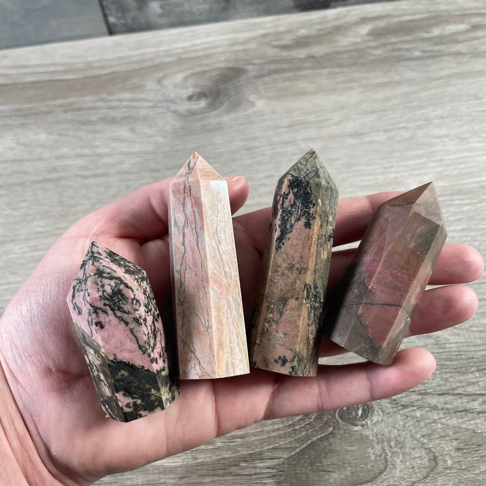 rhodonite crystal shop inventory obelisk