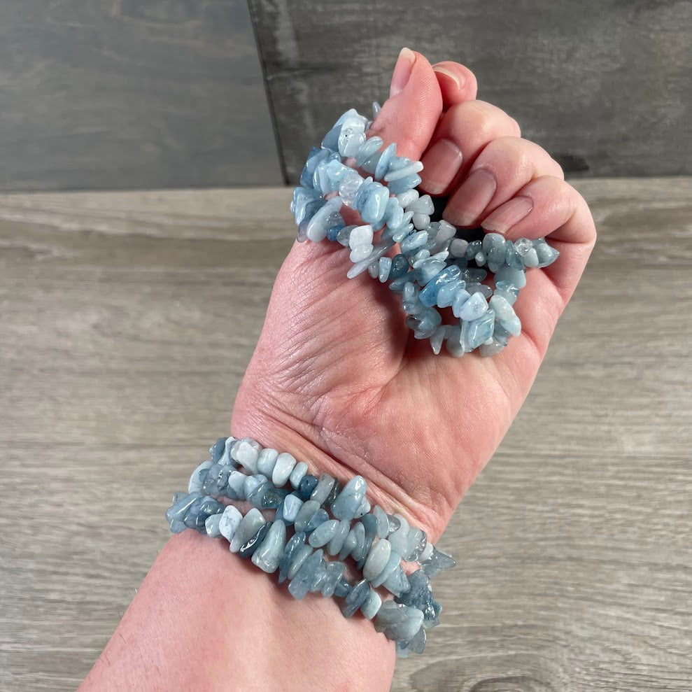 Gemstone Chip Bracelets – Premium Stones Crystal Jewelry