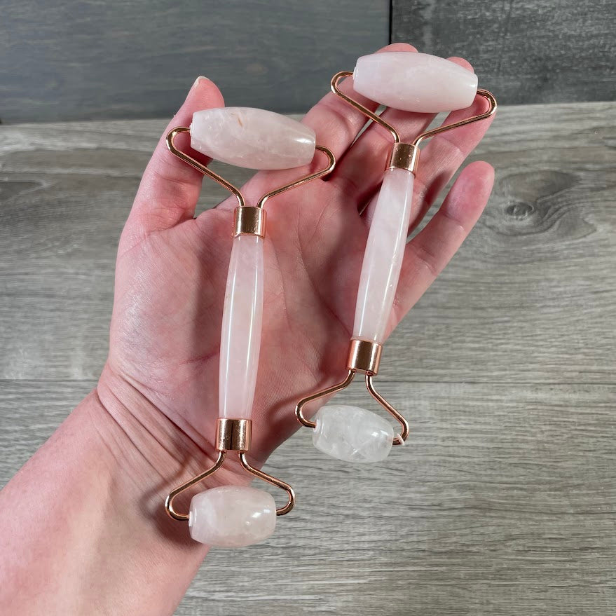 Gemstone Facial Rollers for Spa and Skincare - Wholesale