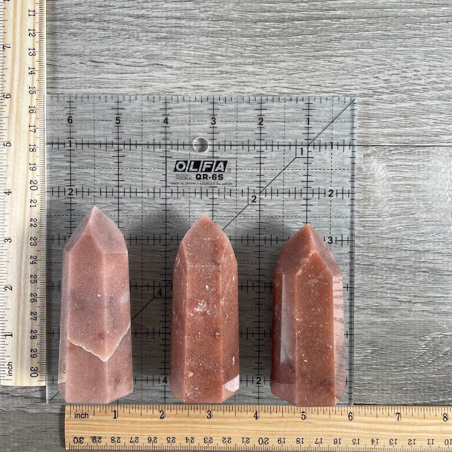 Red aventurine wholesale crystal supplier - pillar