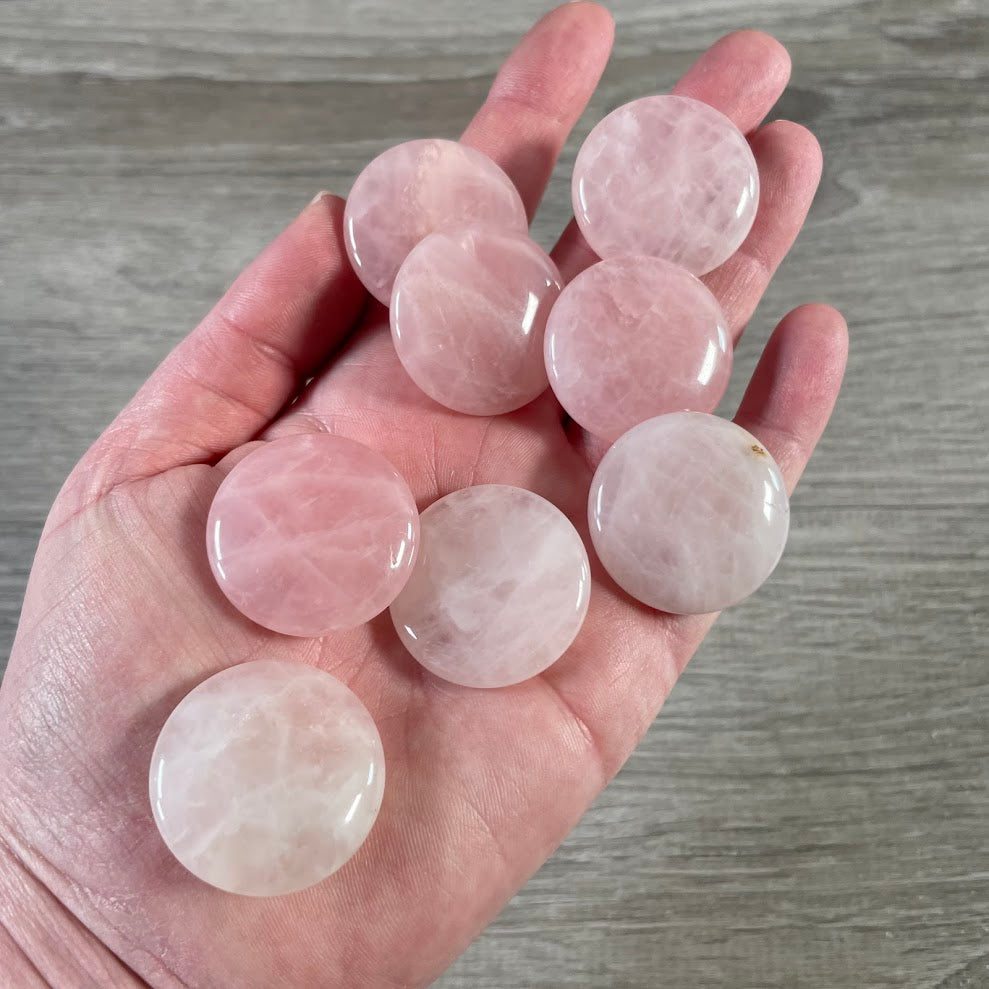 Gemstone Round Disks – Calibrated Crystal Display Stones