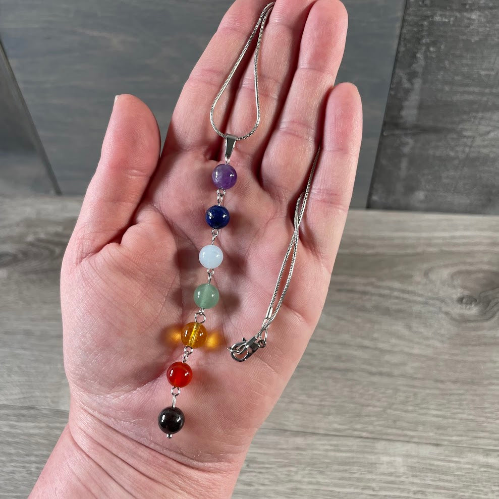 metaphysical chakra necklace retail ready bulk