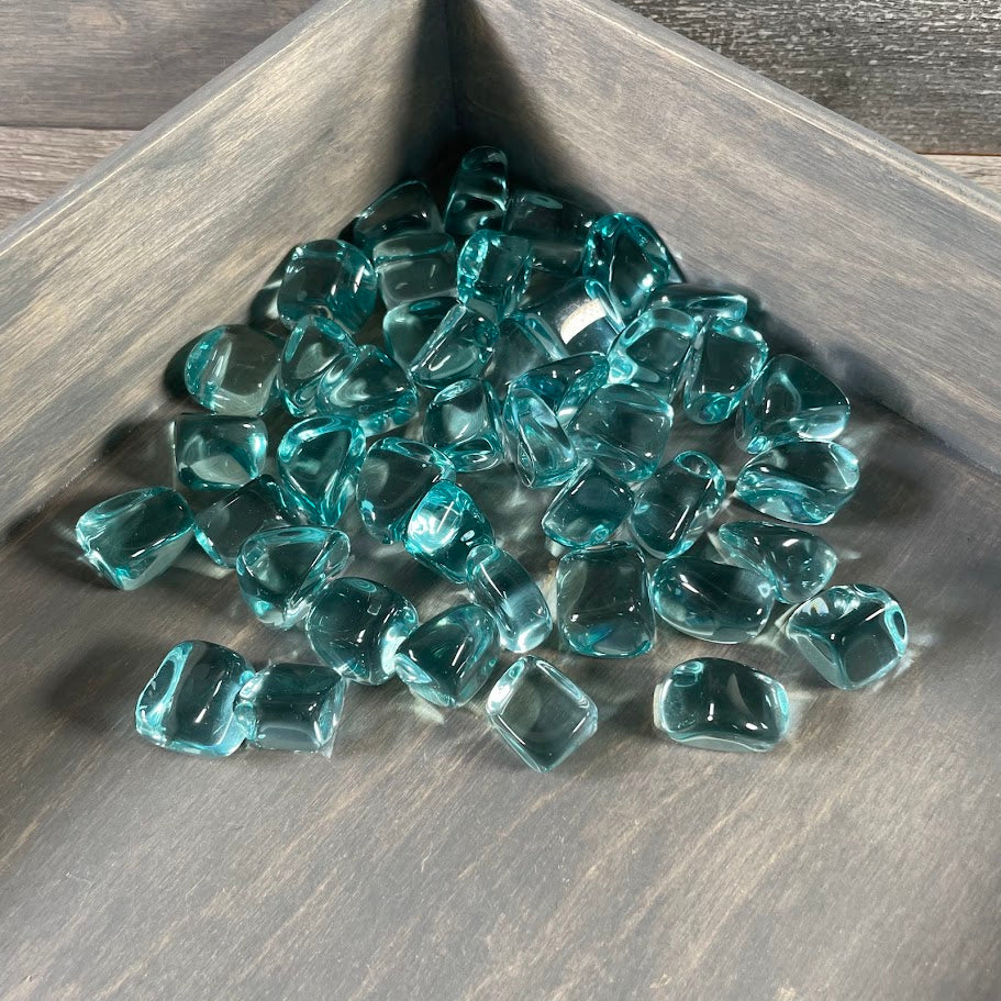 Blue Obsidian Tumbled Stones – 1 lb Bulk Lot for Crystal Shops
