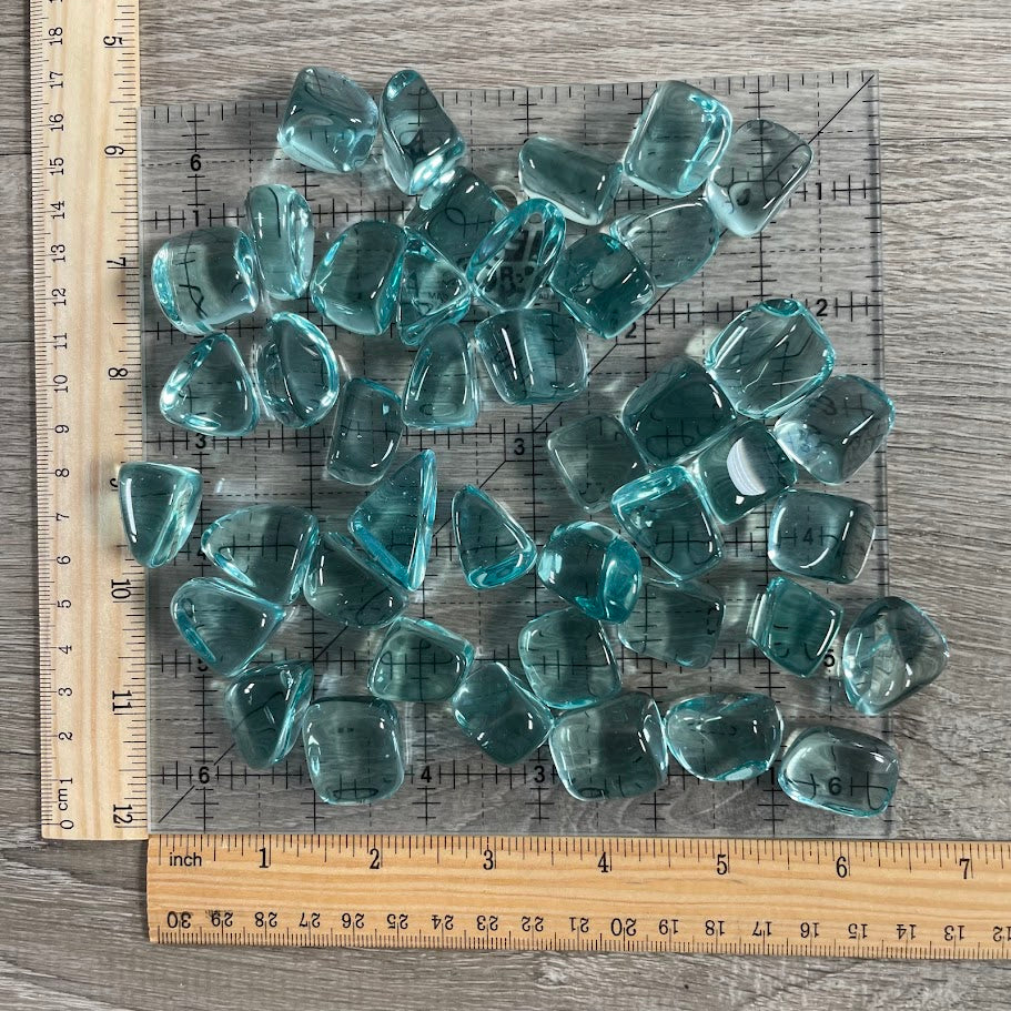Blue Obsidian Tumbled Stones – 1 lb Bulk Lot for Crystal Shops