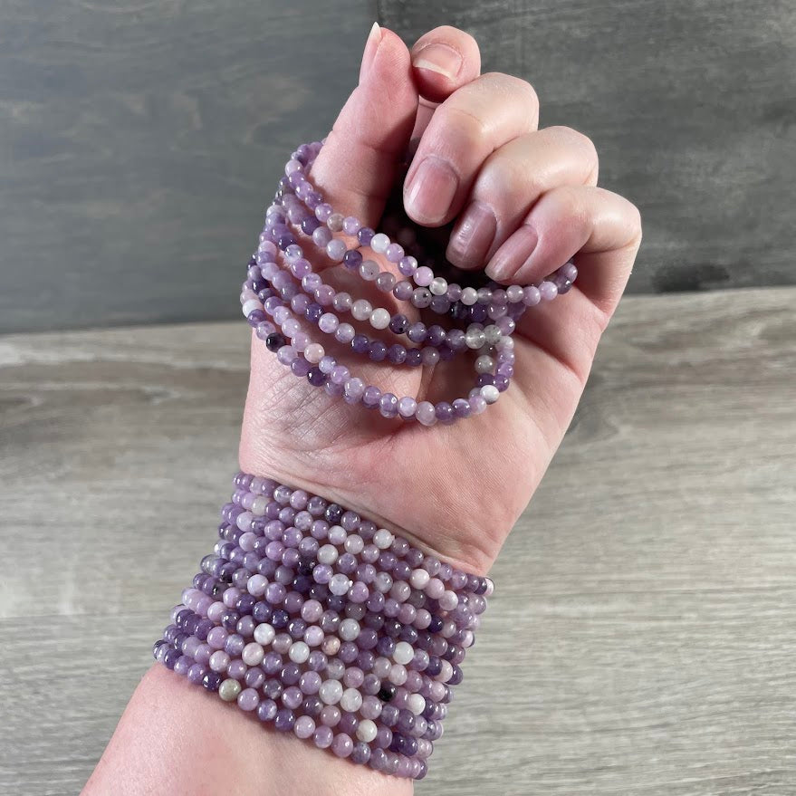 Bracelets Gemstone Bead 4mm -  Crystal Shops & Gift Retailers